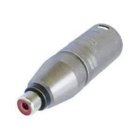 XLR-M (Hot 2nd Pin) to RCA Female Adapter