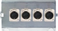 FP4 Floor Box Plate with 4 NC3FDL-1 Connector RS