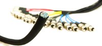 200 ft. 8-Channel RoadMASTER Multipair Audio Snake with XLR-M Fan and Blunt Cut End