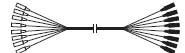 150' RoadMASTER 28-Channel XLR Fan to Fan Snake