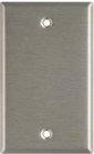 Plateworks Single-Gang Blank Stainless Steel Wall Plate