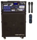 VocoPro CHAMPION-REC-3 Portable PA System with VHF Module Set 3 with 2 VHF Microphones