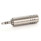 3.5mm (1/8") Stereo-M to 6.3mm (1/4") Stereo-F Adapter