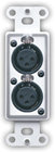 2 x 3-pin XLR Female Connector Plate