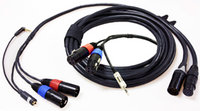 M3 7-Pin Quick Release Cable System Set: 18 ft. (2) XLR-F Mixer End and 34" Standard Camera End