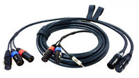 M3 7-Pin Quick Release Cable System Set: 18 ft. (2) XLR-3F Mixer End and 30.5" Digital Camera End