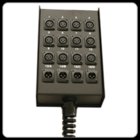 9-Channel Microphone Stage Box with Strain Relief