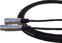6' 3-Pin DMX Cable, Black