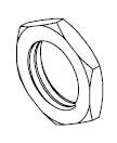 Nickel Plated Brass Hex Nut, Rohs