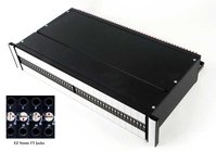 EZ Norm Programmable Patchbay, 1RU, Solder Lug I/O, Cable Tie Bar