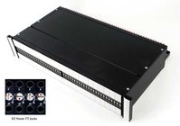 EZ Norm Programmable Patchbay with Solder Lug I/O and Tie Bar, 2 Rack Unit