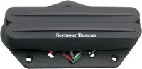 Seymour Duncan STHR-1B  Hot Rails Lead/Bridge Pickup for Telecaster, Black