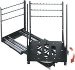 16SP Rotating Sliding Rail System with 19" Depth and 4 Slides