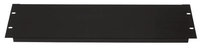 Blank Rack Panel, 1 Rack Unit, 16 AWG, Textured Black, 12 Pack