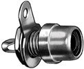 Female RCA (Phono) Front Panel Mount Jack