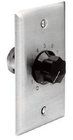 Lowell LPD-1500S  Attenuator, 1500 Ohm Potentiometer, Single Gang, Stainless Steel