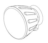 3" Surface Mount Speaker, White