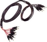 Insert Snake, 8 TRS to 16 TS (single insert jack), 25 Ft