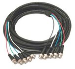 Molded 5 BNC (Male-Male) Cable (75')