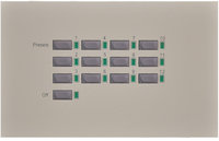 APC 12-Button with Off DMX In/Out Wall Plate