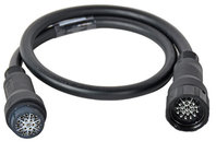 75' 20A 6-Circuit LSC19 Molded Multi-Cable Extension with Bonded Ground