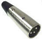 XLR Male Cable Connector, 5 Contacts