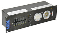 Lex PRM3IJ-9CC Rack Mount Power Distribution, L14-30 In and Thru, (9) 5-20 Duplex Receptacles