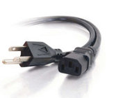 Cables To Go 09482  15' 18AWG Universal Power Cord