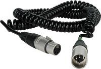 4pin Intercom Coiled Extension Cable, 10ft