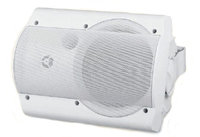 Low Voltage Amplified Surface-Mount Speaker Combo in White: 1x AMPLV602W, 1x P602W