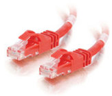 3' Cat6 550MHz Snagless Patch Cable, Red