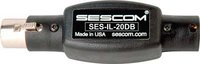 Sescom SES-IL-20DB Male XLR to XLR Female, -20db In Line Attenuator