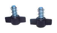 Two 3/8" Wingbolts with Springs for Multi-Cart Shelves