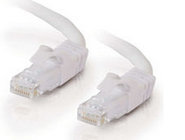 1' Cat6 Snagless Patch Cable, White