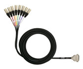 Cable, DB25 to 8ch XLRM