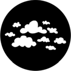 Rosco 78169 Steel Gobo, Childish Clouds