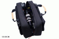 Digital Camera Carrying Case in Black & Red