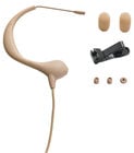 MicroEarset Omni Condenser Headworn Mic, No Power, TA4F Connector, Beige