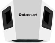 Octasound SP860A 360° x 180° Ceiling Speaker with 4 Horn Drivers & 18" Subwoofer in White