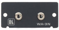 Wall Plate Insert, Dual 3.5mm Stereo Audio