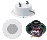 8" Speaker Package with Beam Clamp, 15W, 70V/25V, White