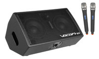 200 Watt Vocal Monitor with SDR-3 Recorder and (2) Handheld Wireless System