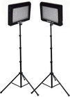 Bescor LED95DK2 LED Light Kit, 2 Lights/Stands