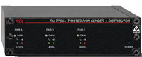 Active Sender/Distributor - Twisted Pair Format-A, 3 Audio Ins/4 Out