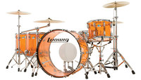 Ludwig L8264LX47 Vistalite "Zep Set" 5 Piece Shell Pack in Amber