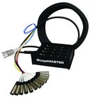 50 ft. 12x XLR Mic Channel, 4x XLR Return Fan to Box Snake