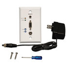 Tripp Lite B132-100A-WP-1 VGA with Audio over CAT5/CAT6 Extender Wallplate Receiver