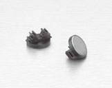 Magnetic Mount for 2 Miniature Mics, Black