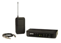 BLX Series Single-Channel Wireless Bodypack System with WA302 Instrument Cable, J10 Band (584-608MHz)