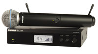BLX Series Single-Channel Rackmount Wireless Mic System with Beta 58A Handheld, J10 Band (584-608MHz)